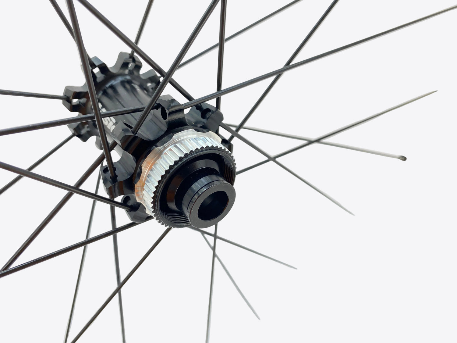 close up of the front rotor mount