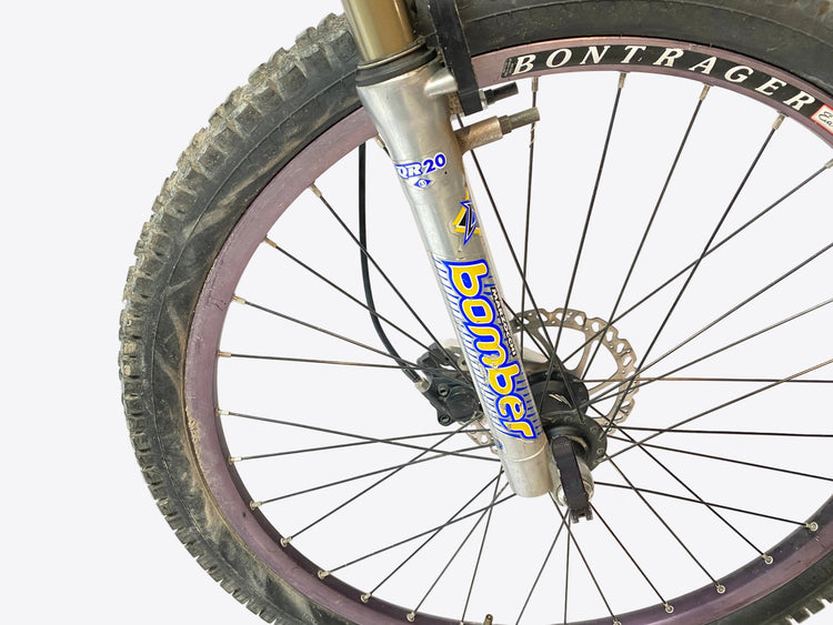 close up of the fork