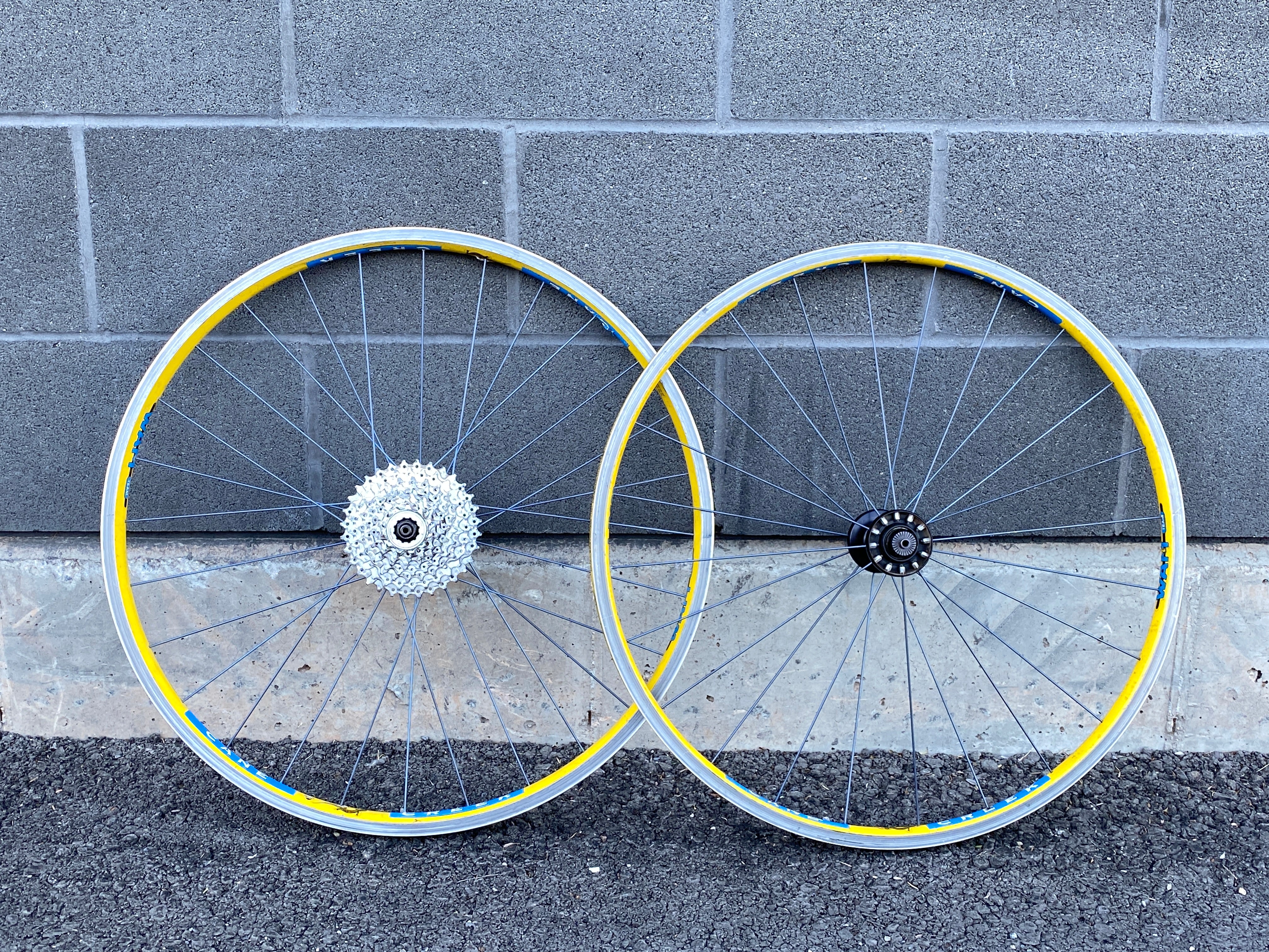 Cane Creek WAM Team Yellow Ti 26 Inch Vintage Wheelset