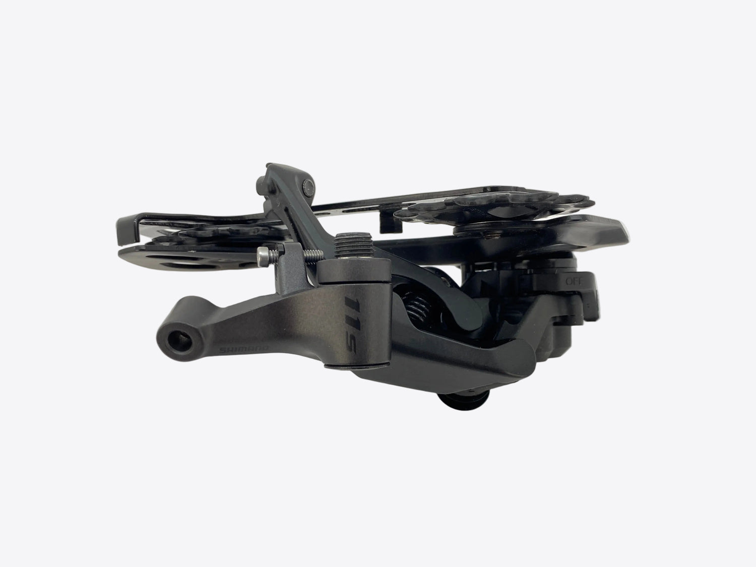 top view of the derailleur