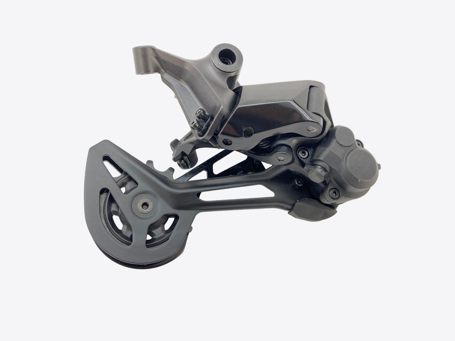 underside view of the derailleur