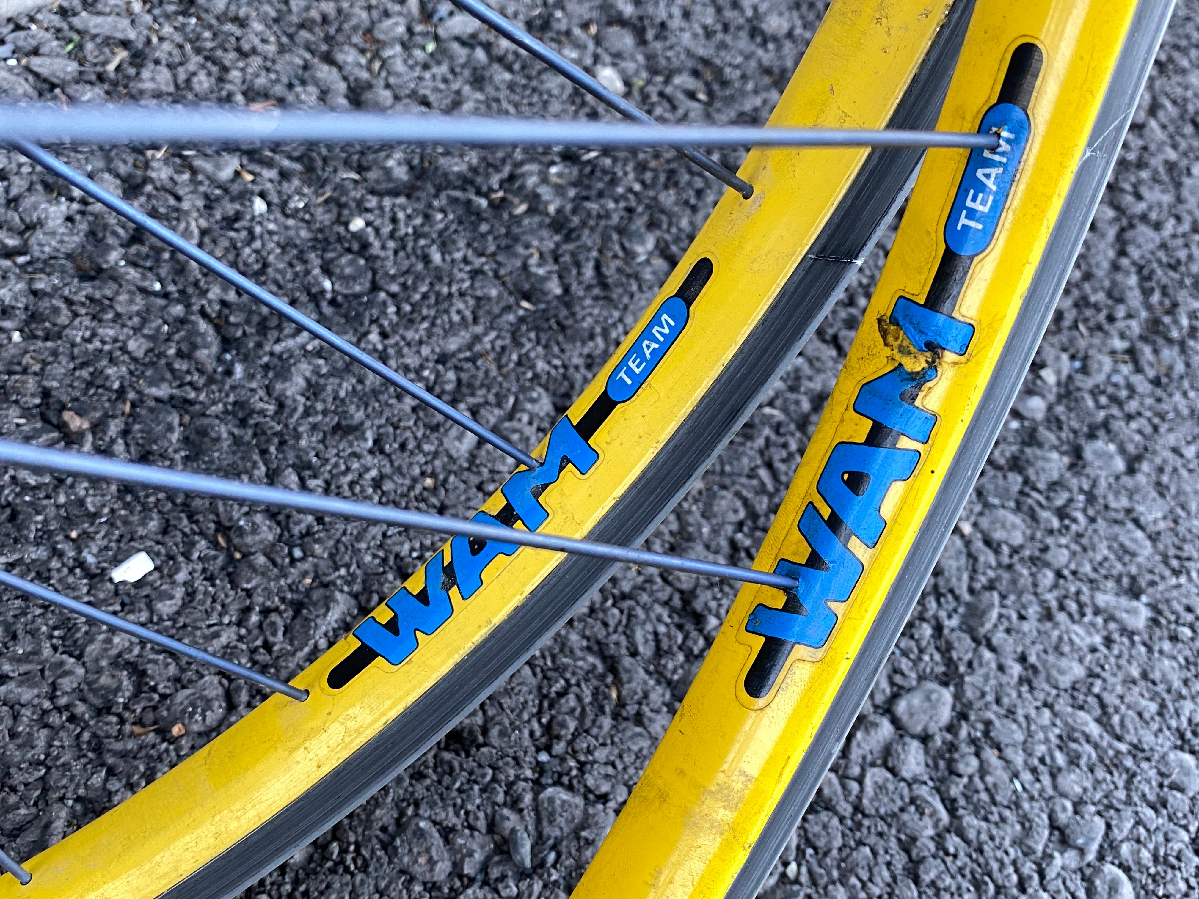 Cane Creek WAM Team Yellow Ti 26 Inch Vintage Wheelset