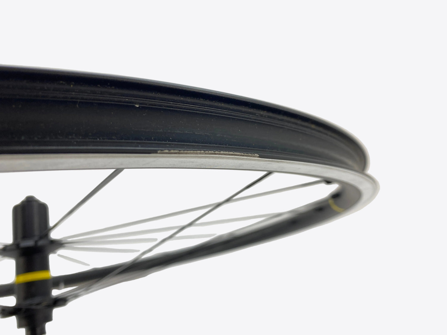 scratch on rear rim edge