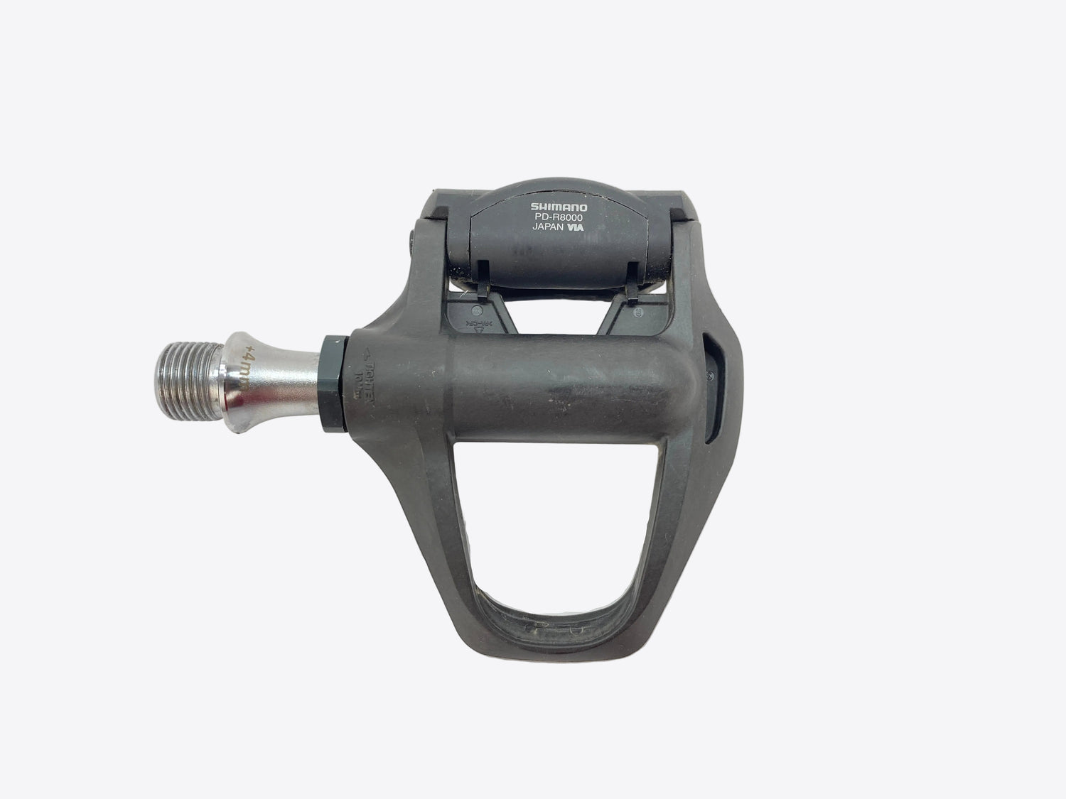 underside of the right pedal