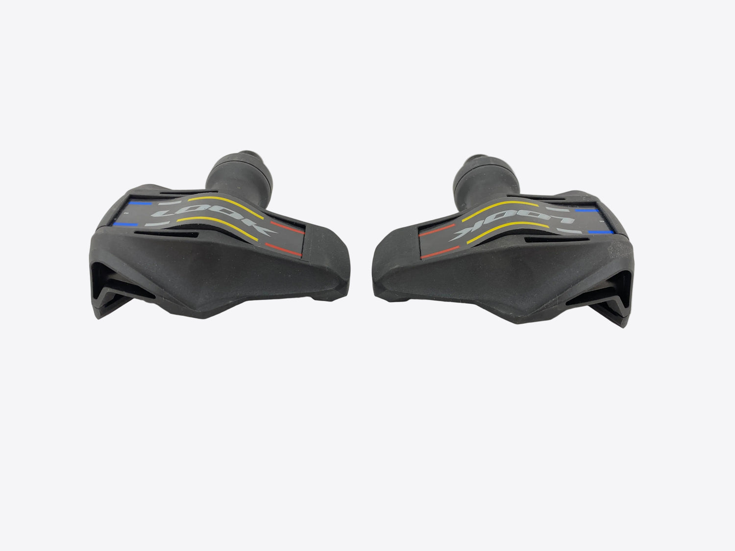 side view of the pedals