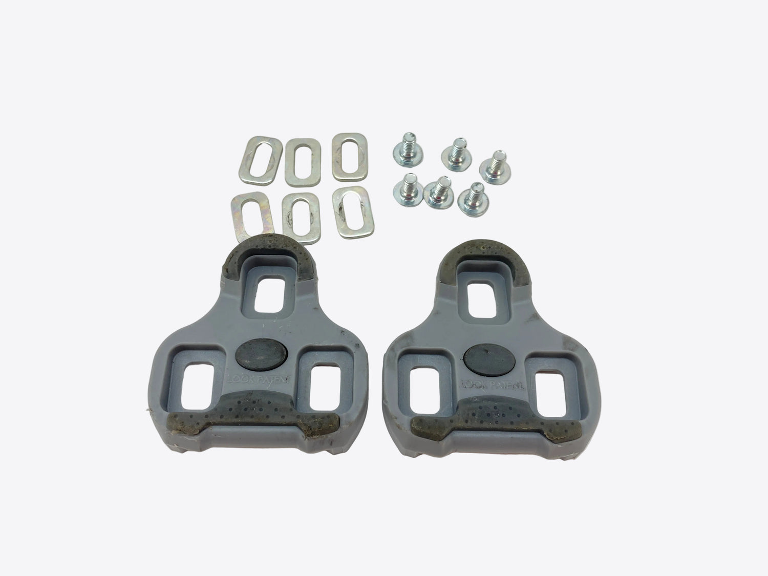 view of the cleats and screws