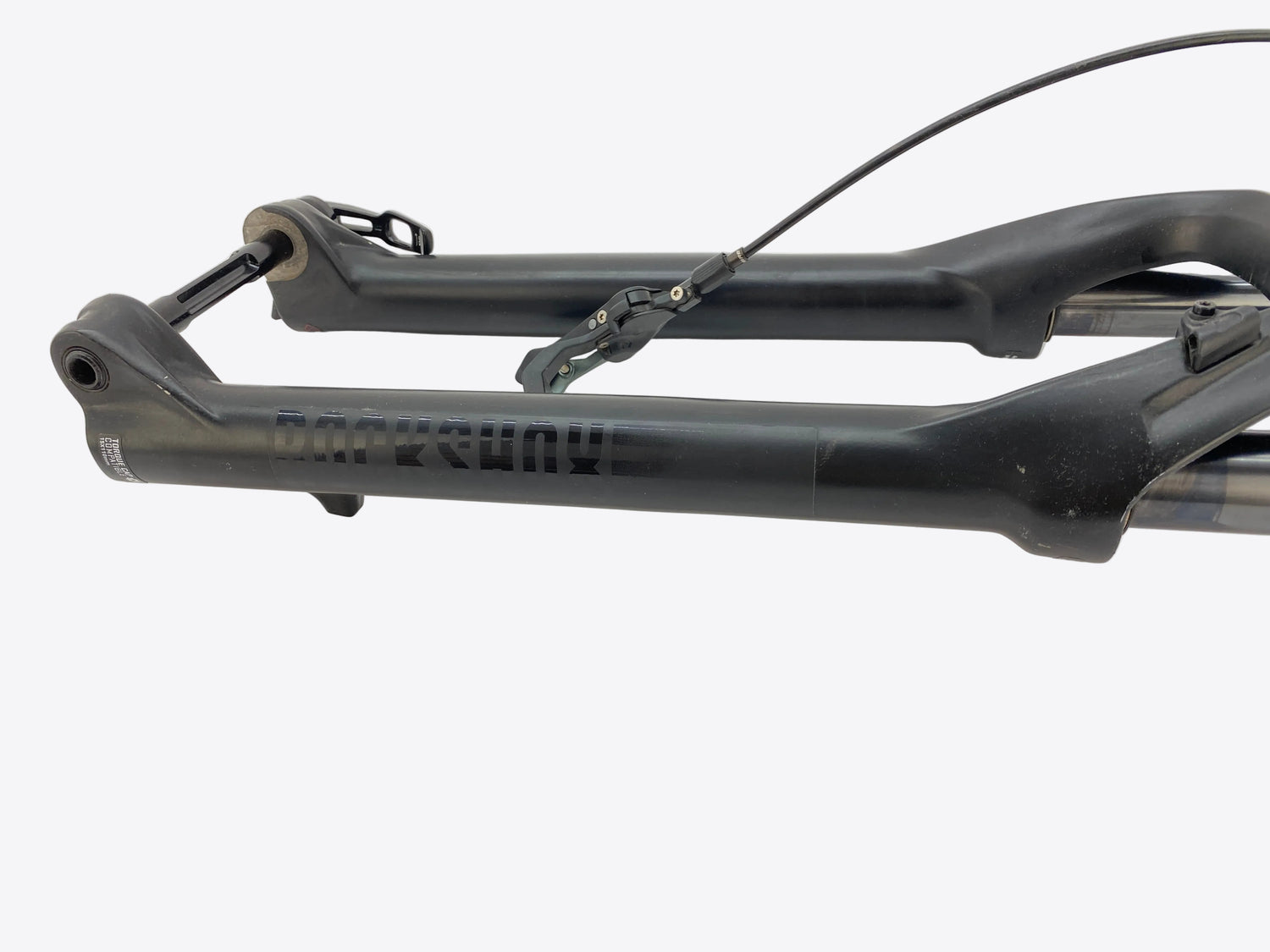 left side view of the fork