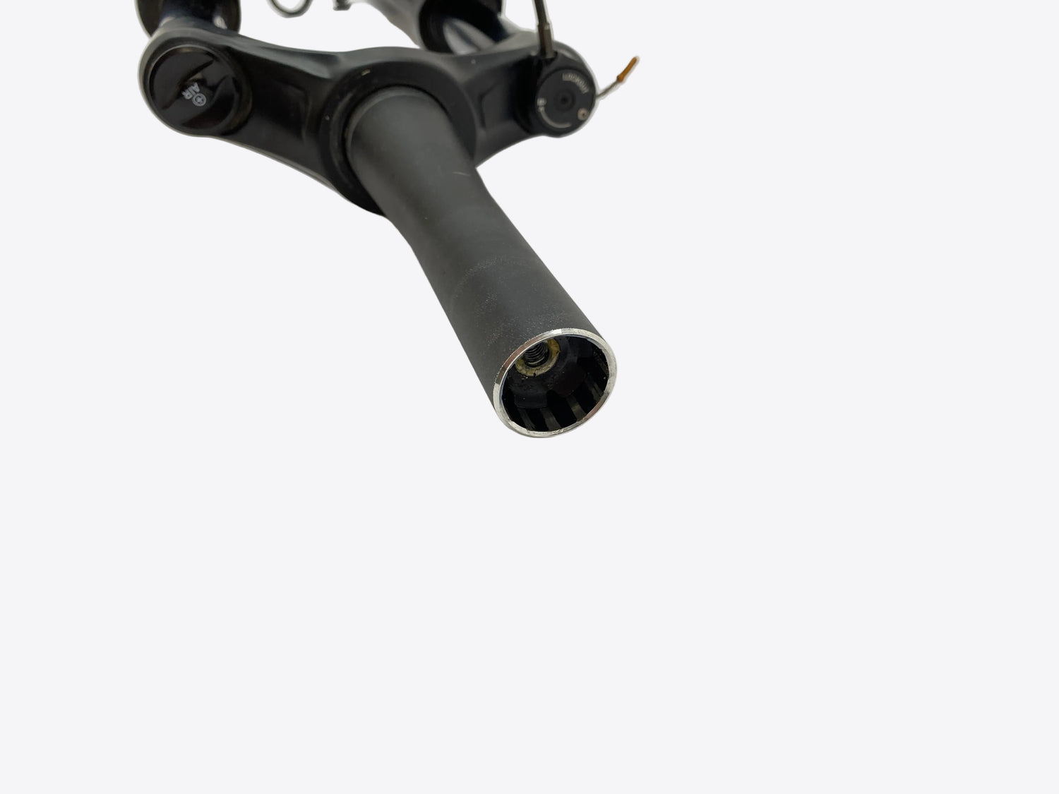 view of the steering tube end