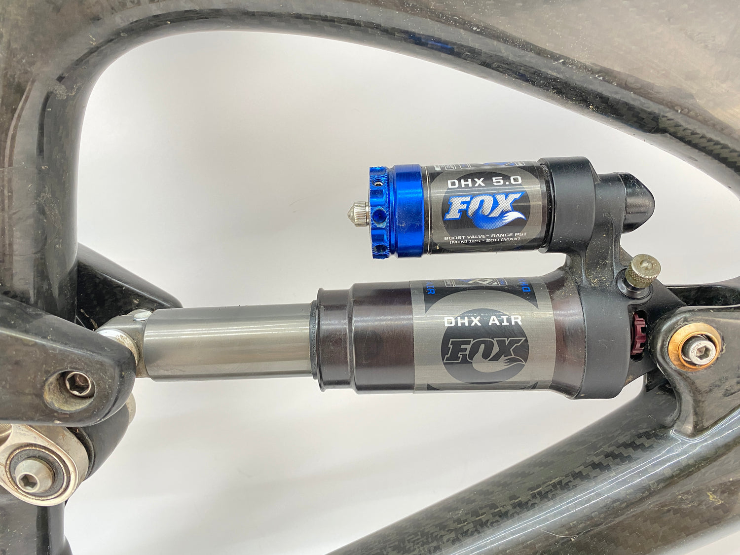 close up of the shock