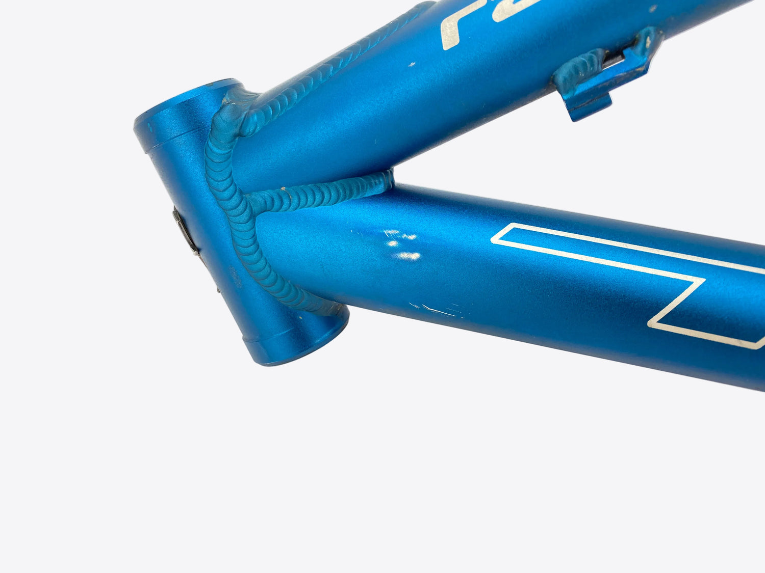scratch on the side of the down tube