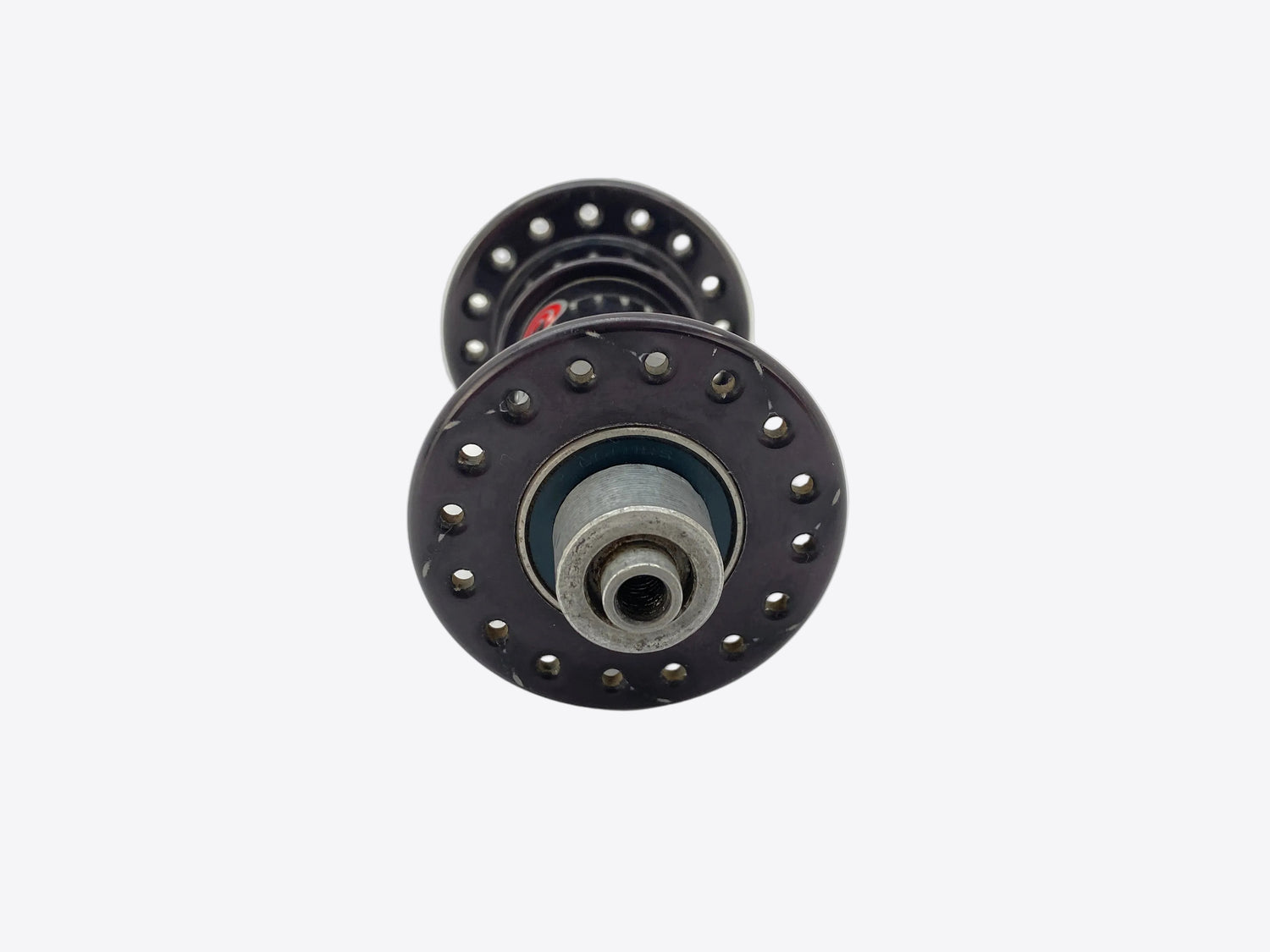 view of the right hub flange
