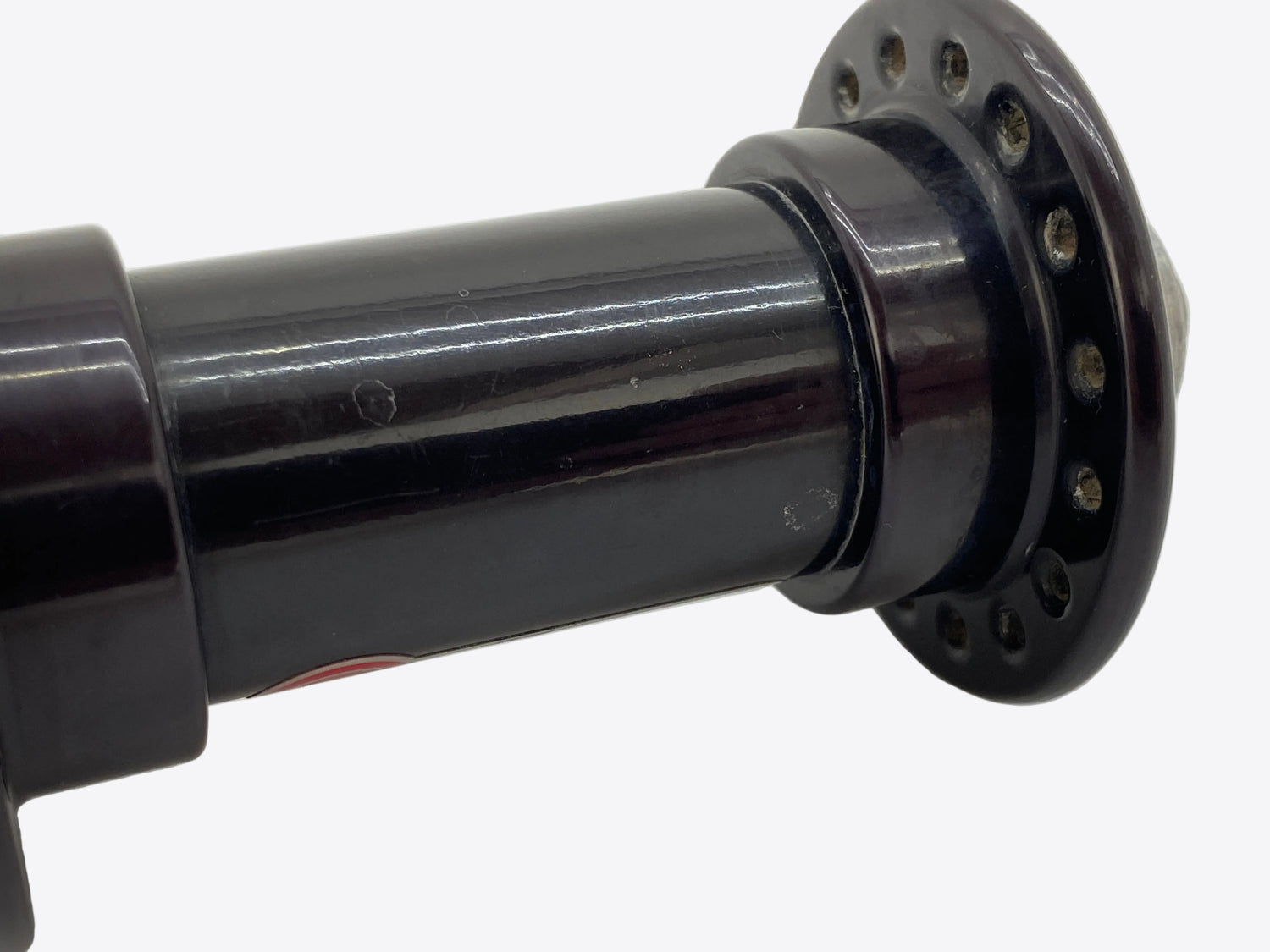 close up of the hub