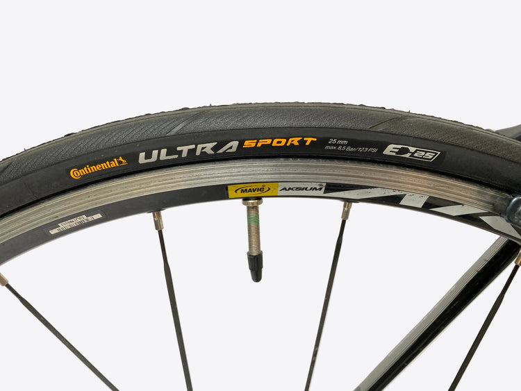 view of the new tire