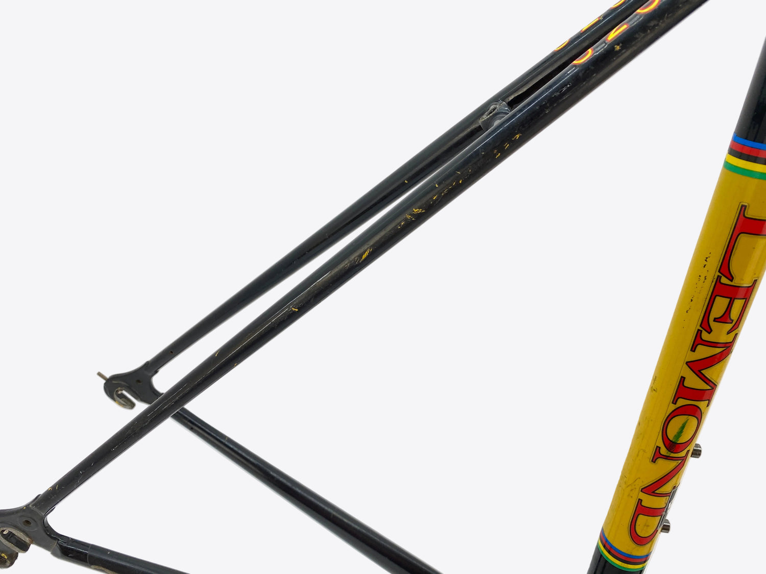 scratches on the right seat stay