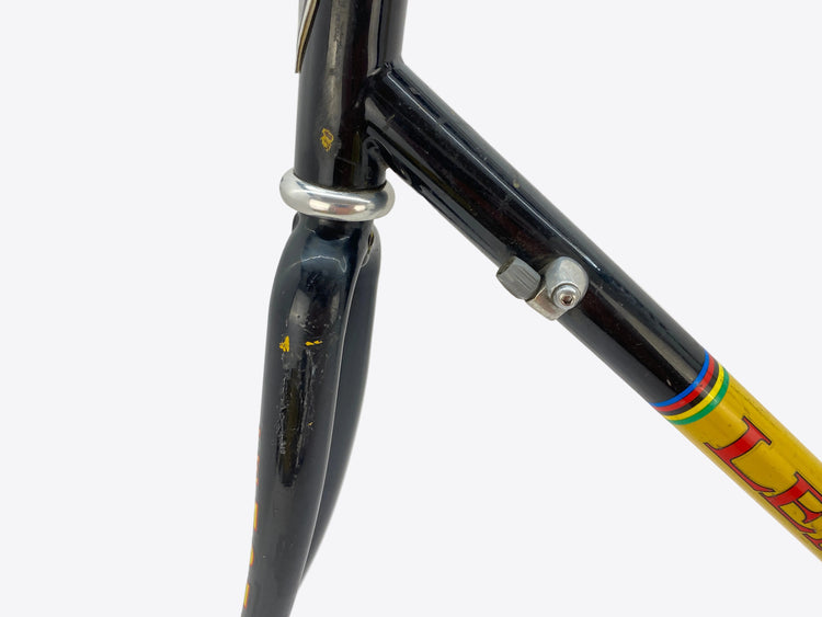 scratches on the left fork blade