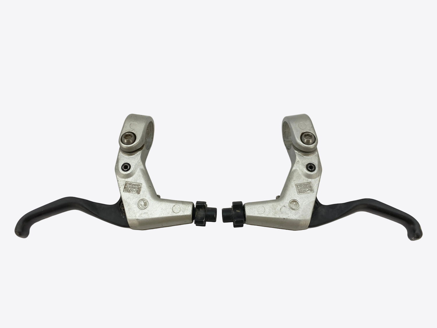 underside view of the levers