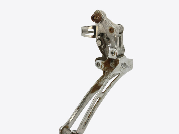 rear view of the front derailleur