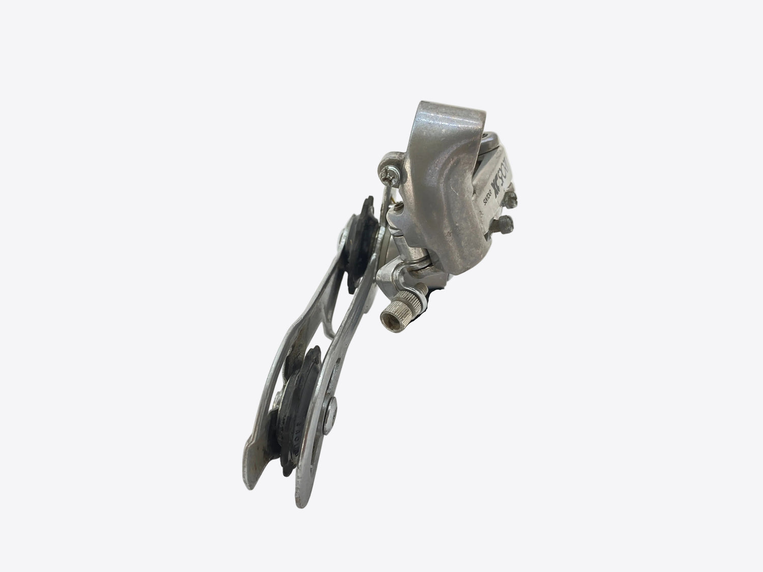 rear view of the derailleur