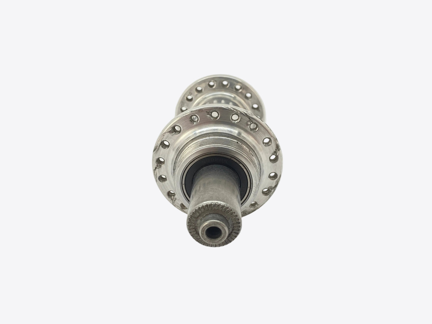 view of the right rear hub flange