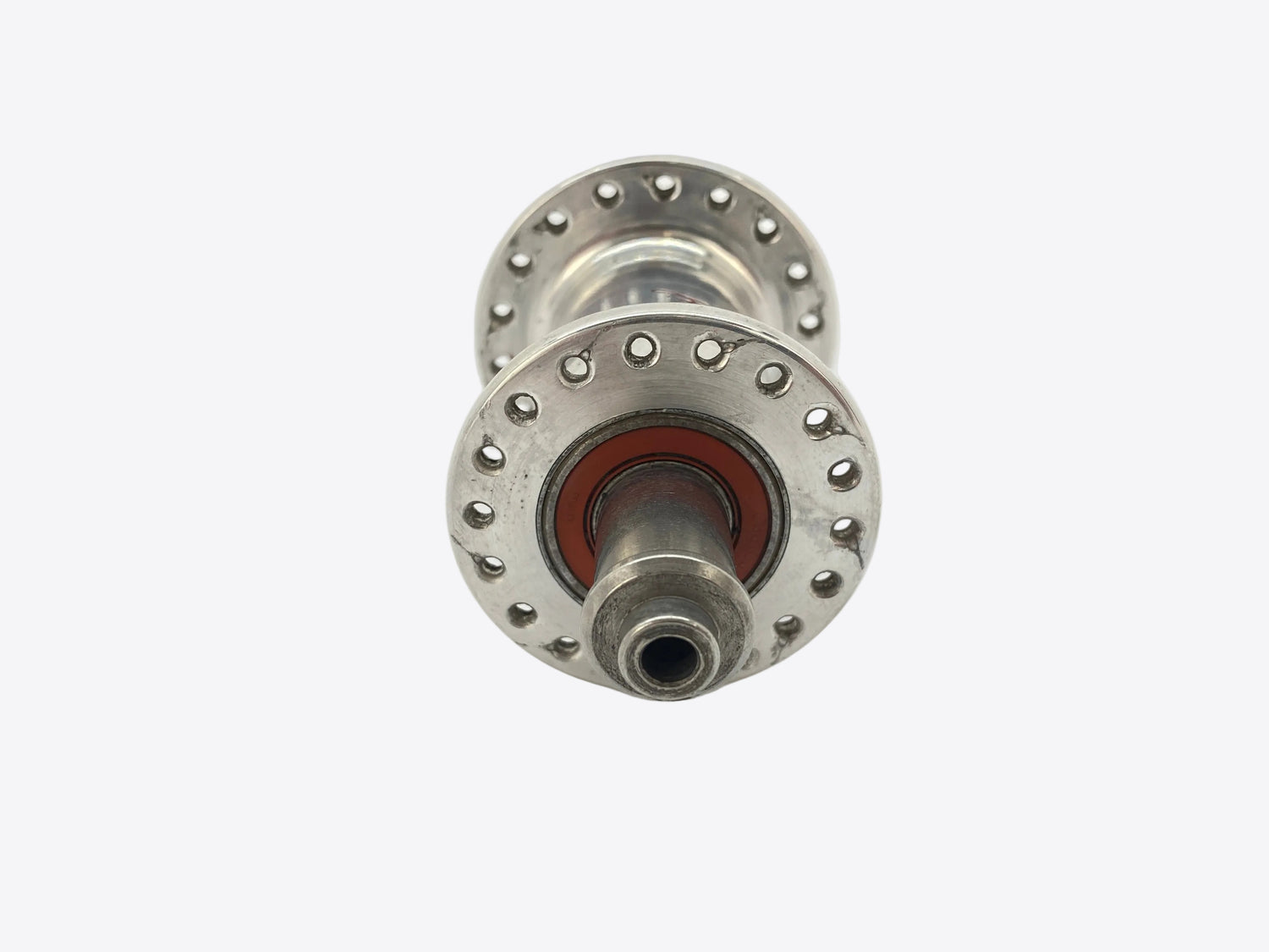 view of the left rear hub flange