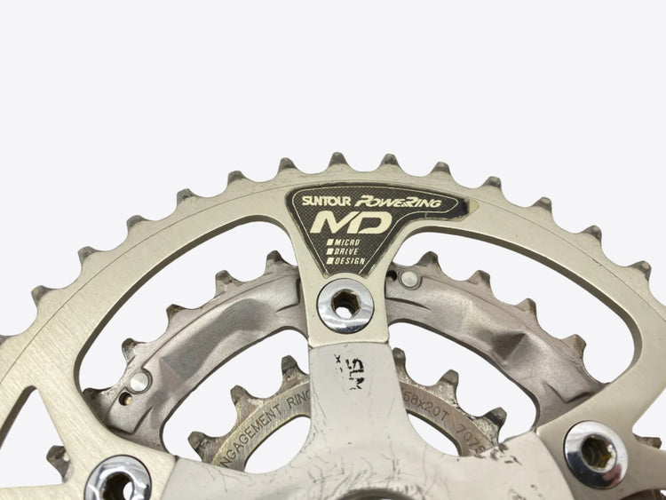 Suntour XC Microdrive Crankset  with pedals 175mm 42/32/20