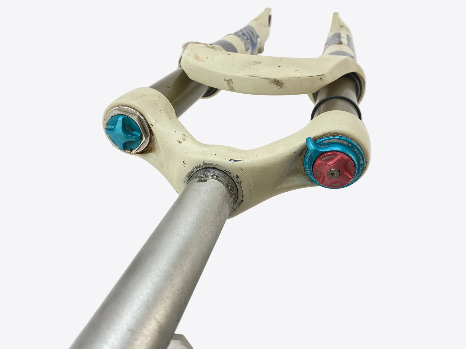 top view of the fork crown