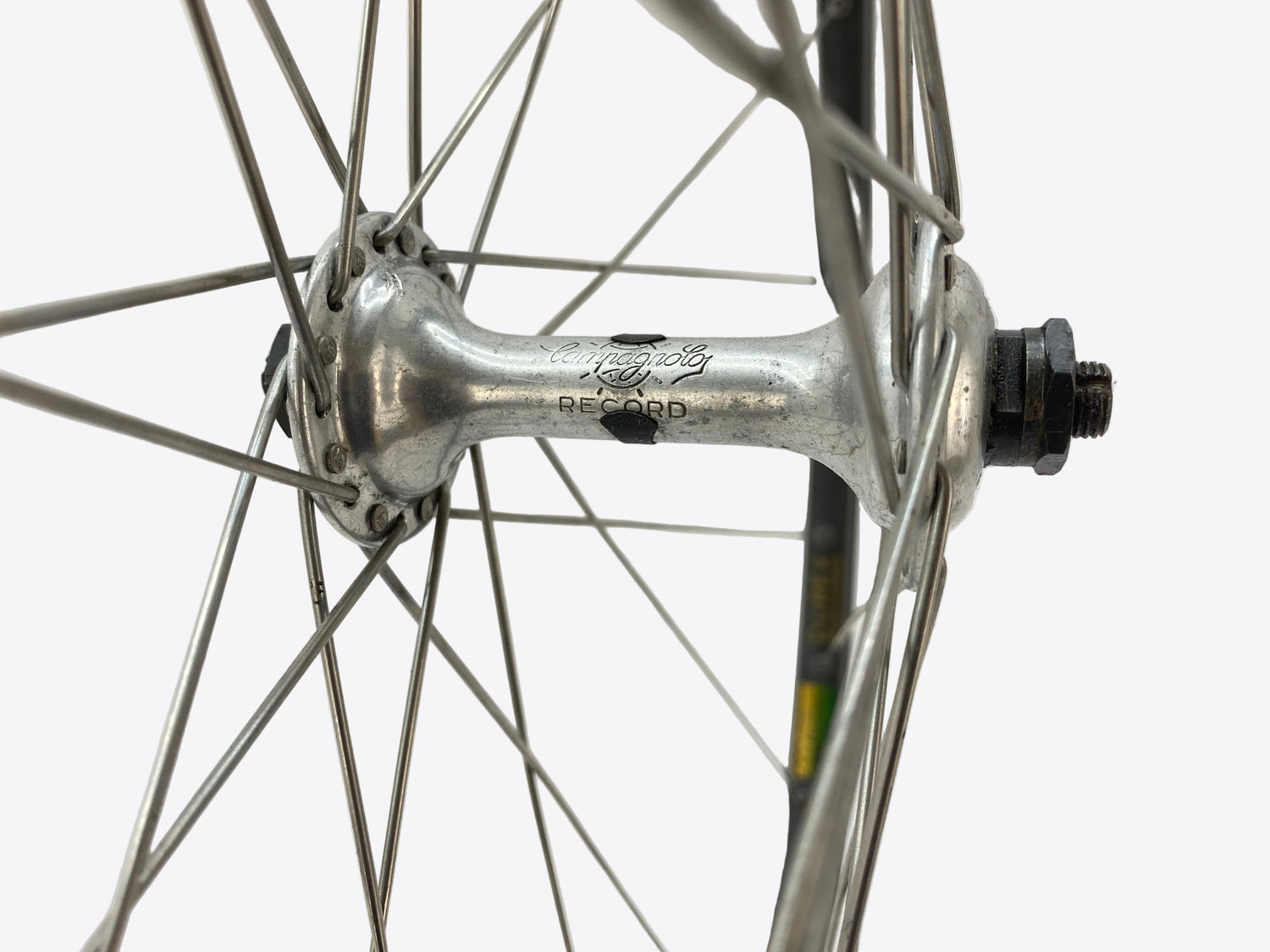 close up of the hub