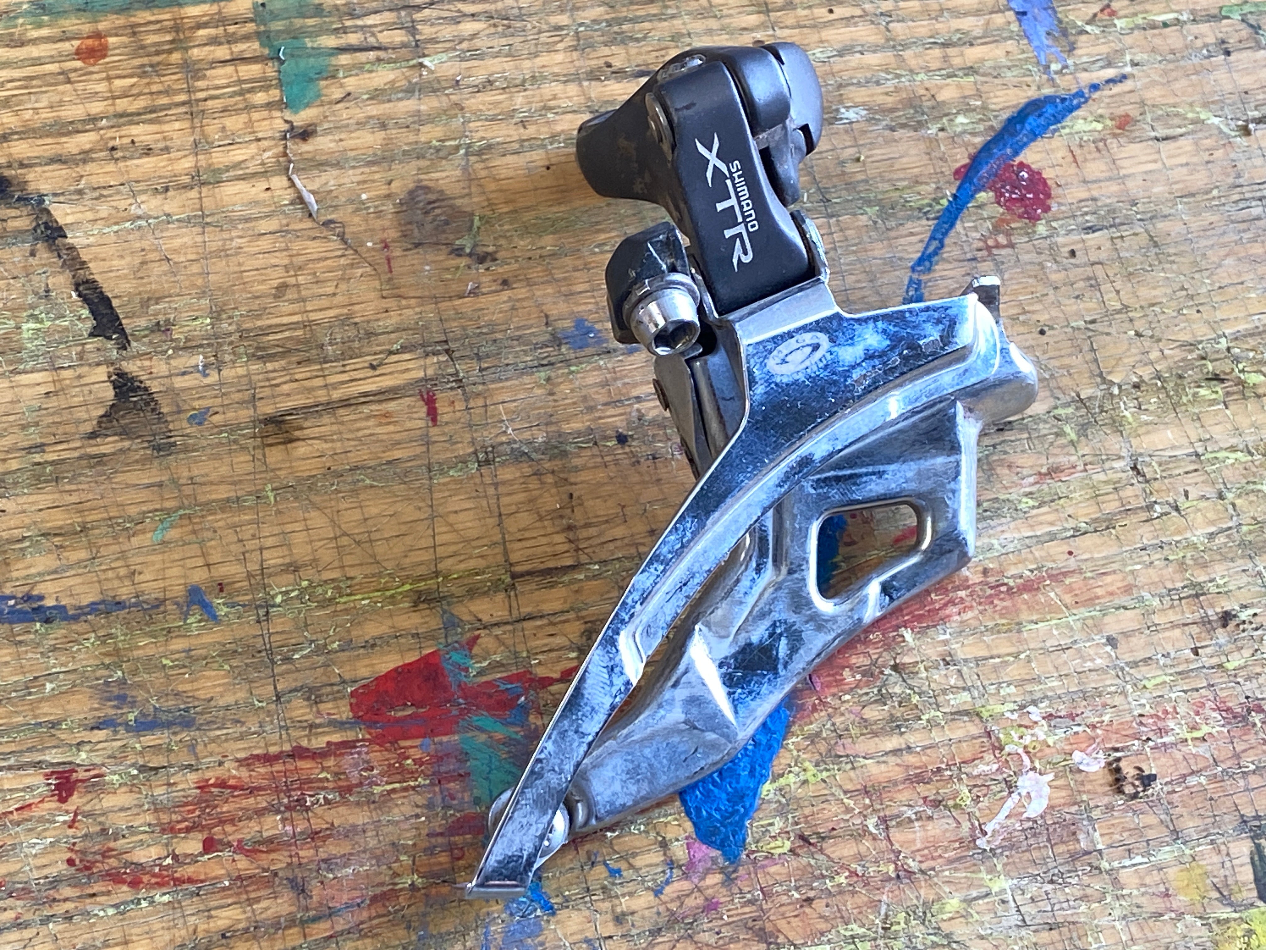 Shimano XTR FD-M953 Top Pull Clamp On 31.8 Front Derailleur