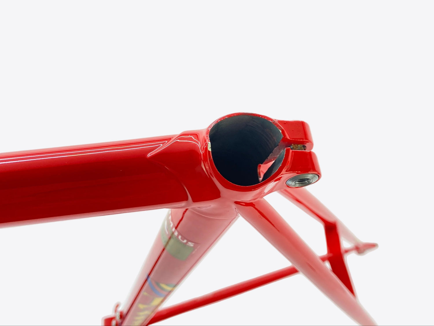 top of the seat tube