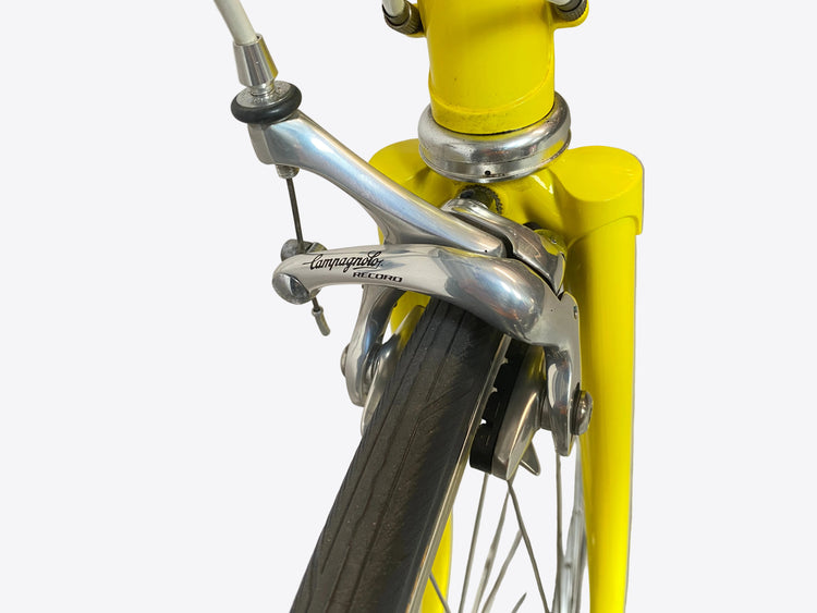 close up of the front brake