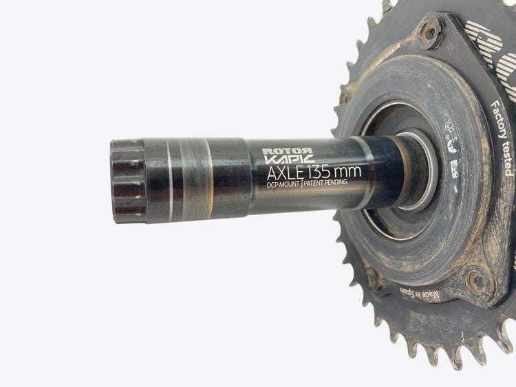 Rotor Kapic Carbon InSpider Powermeter MTB Crankset 175mm - for parts