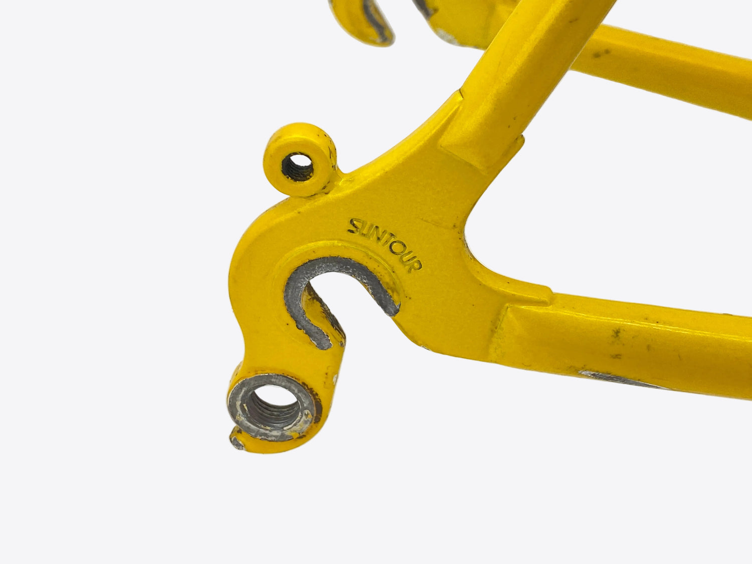 close up of the rear dropout