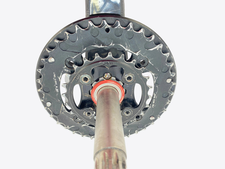 inside view of the chainrings