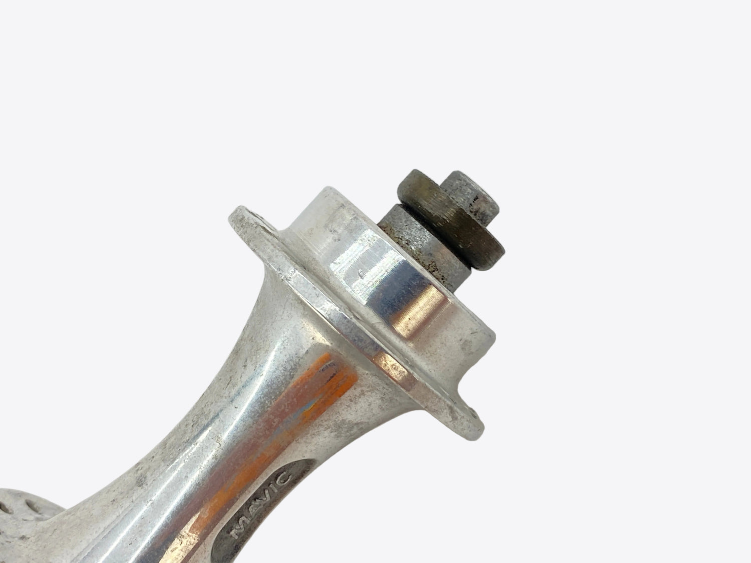 small scratch on the hub flange