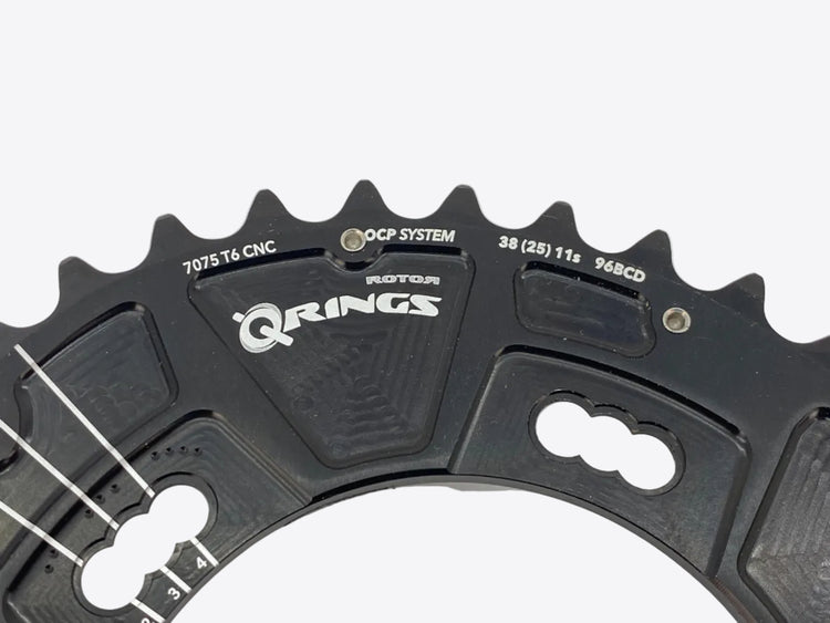 38 tooth ring size label