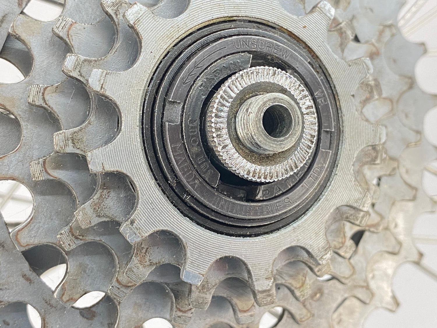 close up of the freewheel