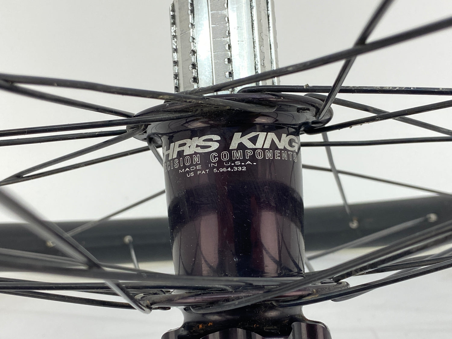 close up of the hub