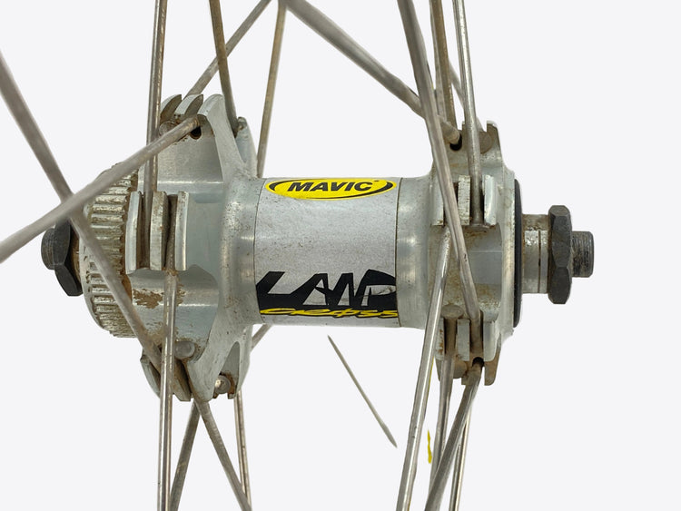 close up of the hub