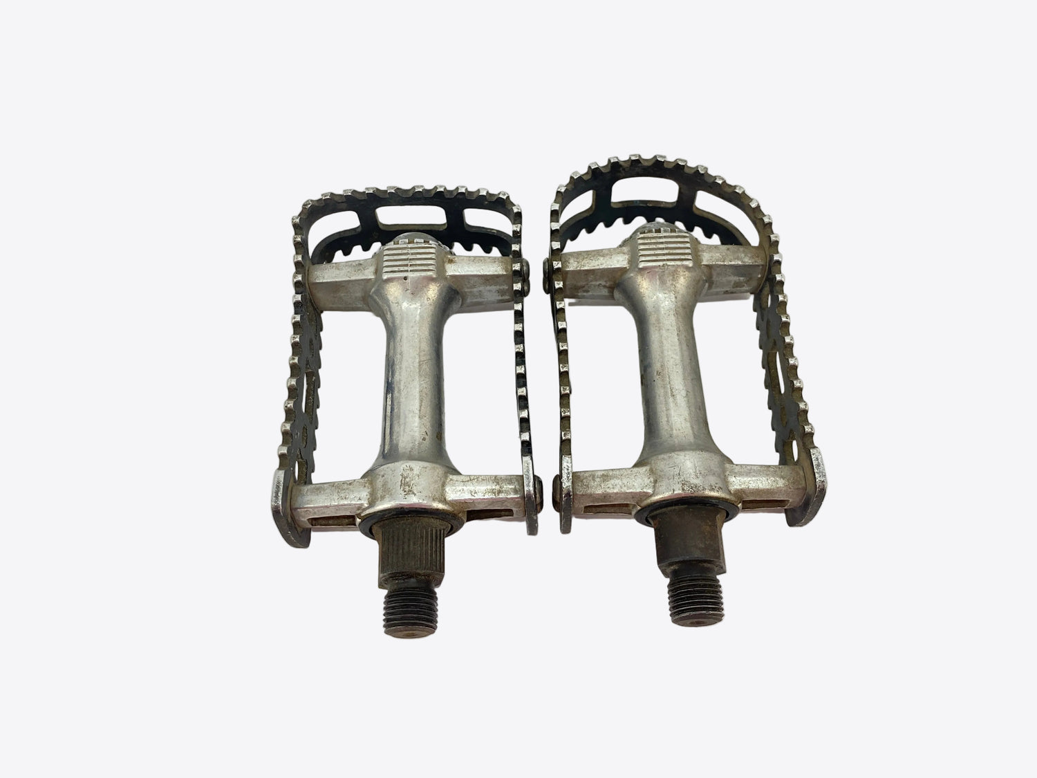 top view of the pedals