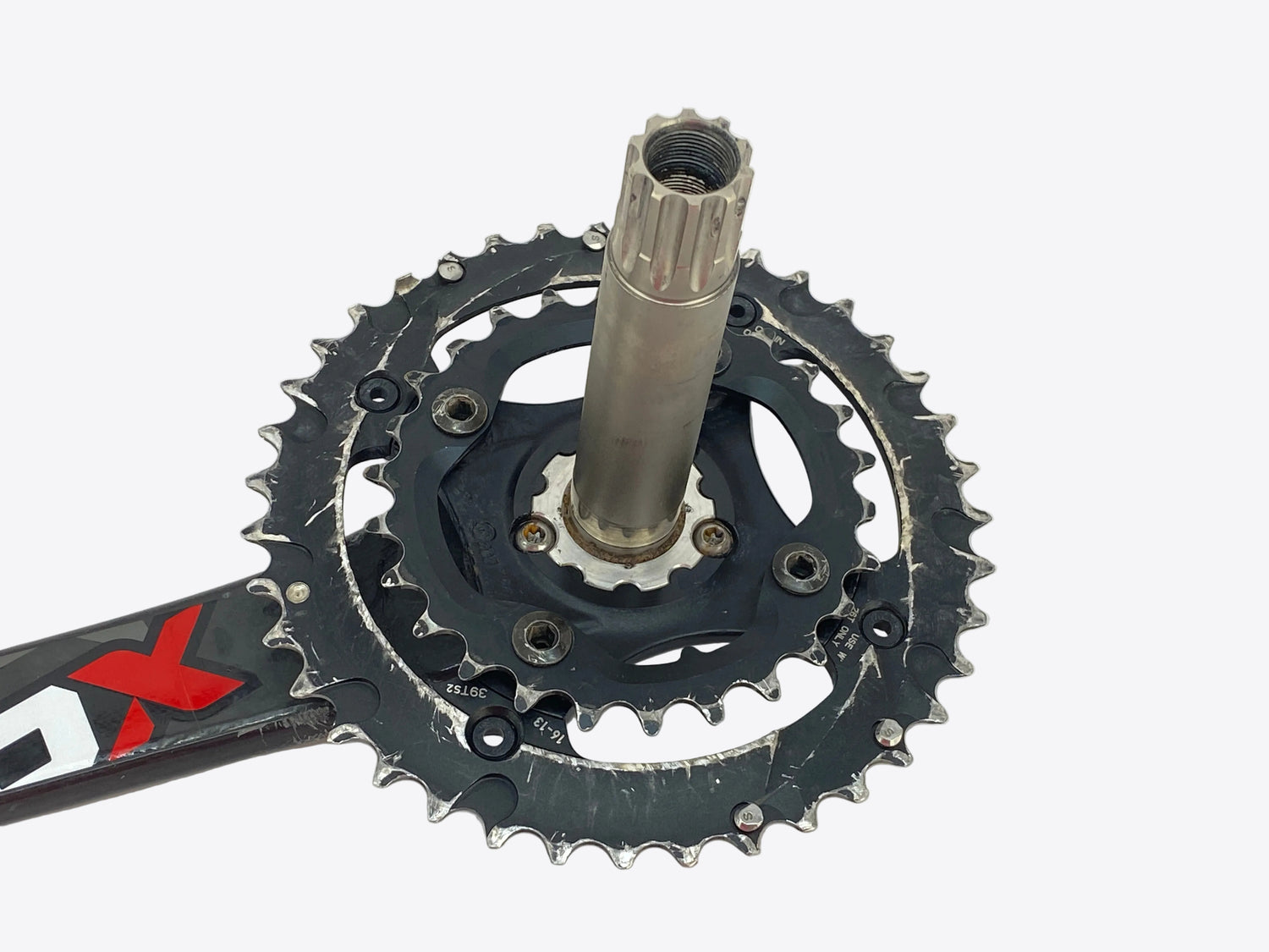 inside view of the chainrings