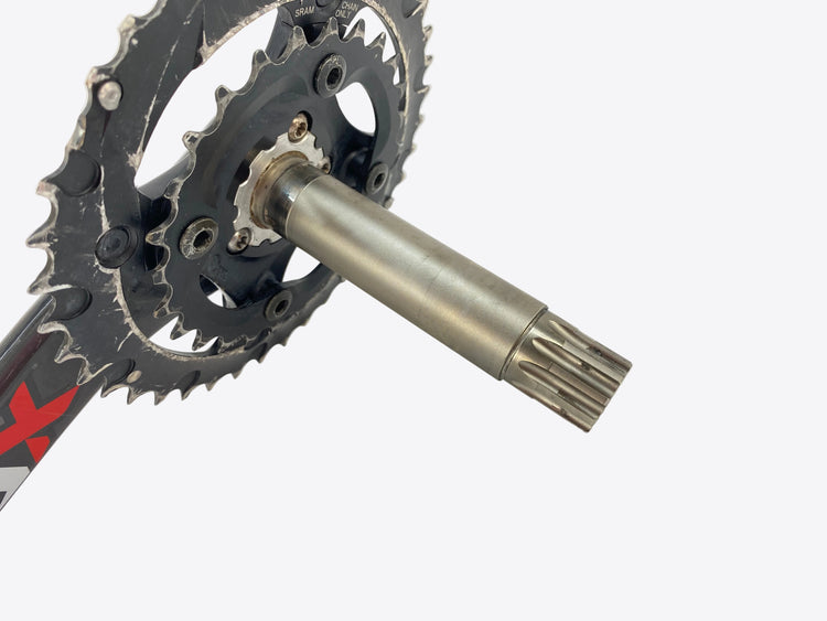 close up of the spindle