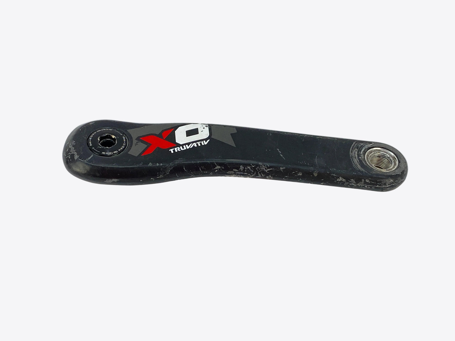 view of the left crank arm