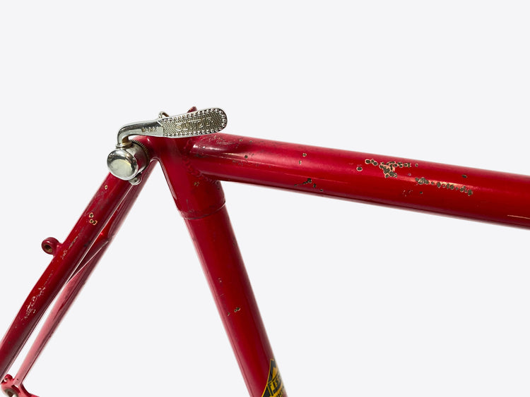 view of the seat post clamp