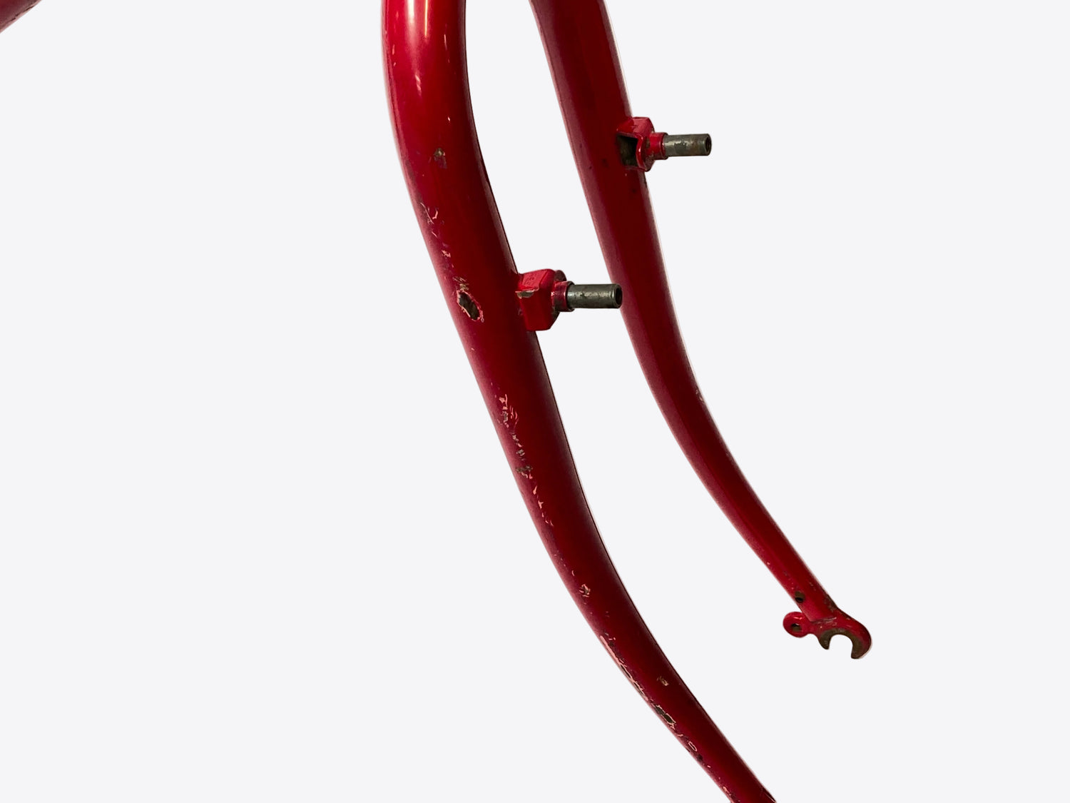 view of the right fork leg