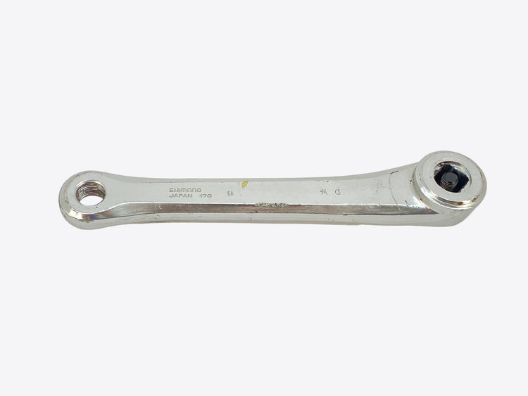 backside of the left crank arm