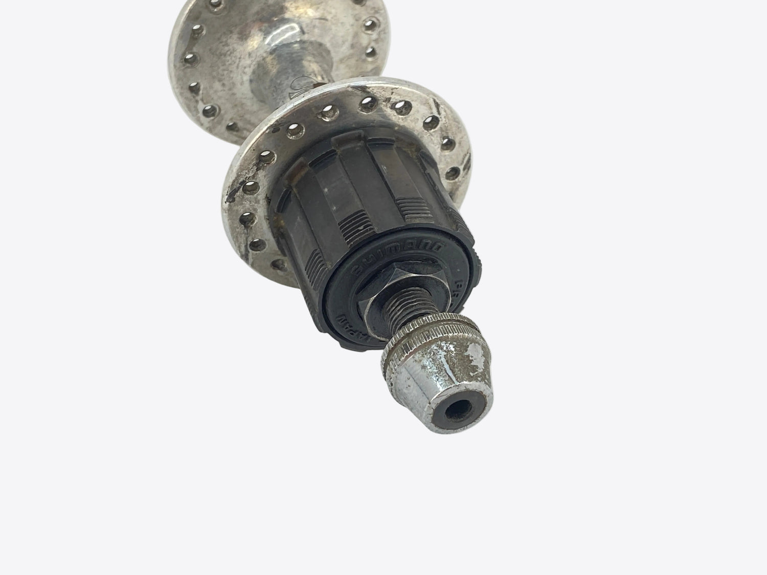 close up of the freehub