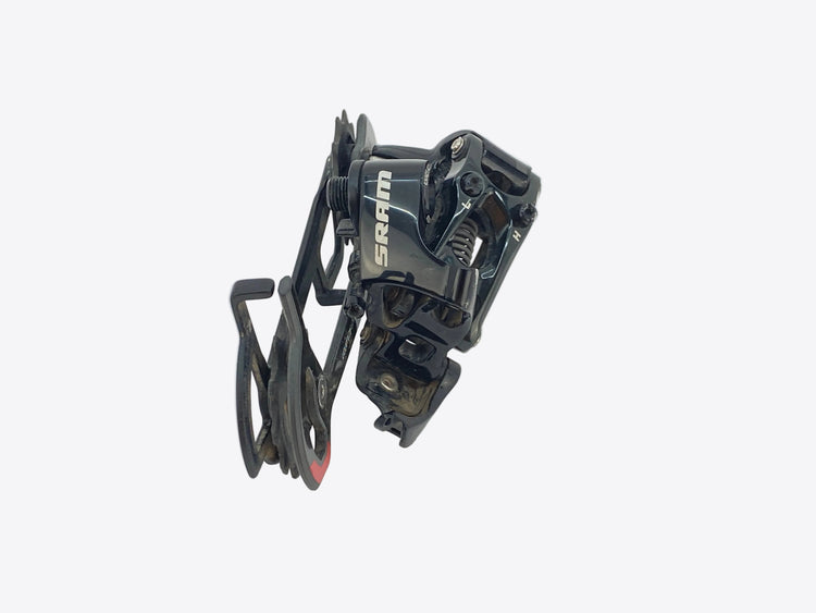 rear view of the derailleur