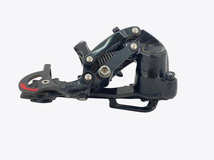 underside view of the derailleur