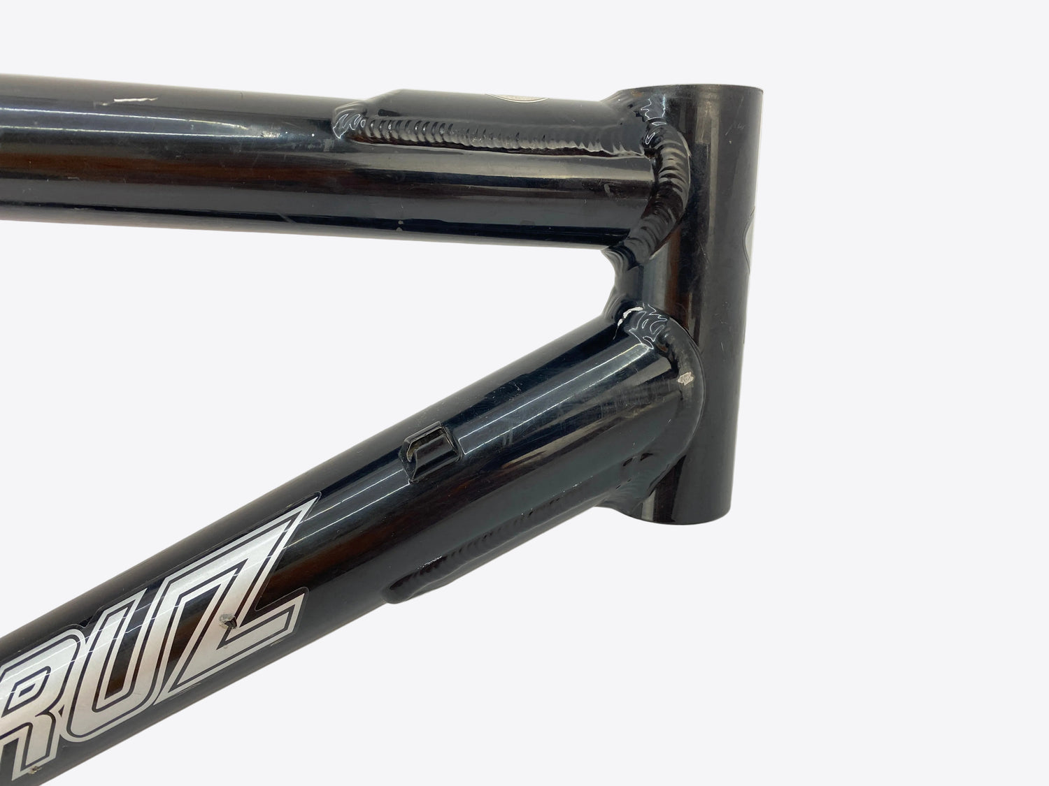 close up of the head tube