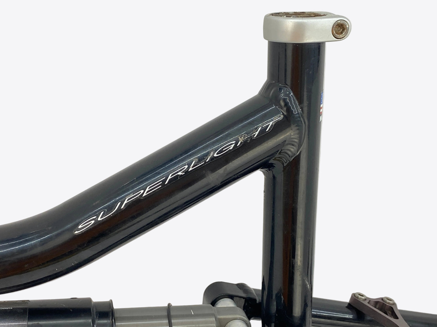 view of the seat tube